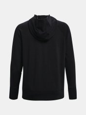 Under Armour Mikina Rival Terry Taped FZ Hoodie-BLK XS