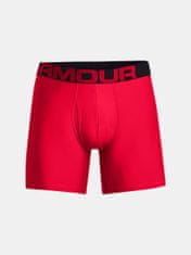Under Armour Boxerky Under Armour Tech 6in 2 Pack-RED XS