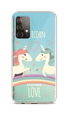 TopQ Kryt Samsung A52 silikón Unicorn Love 55780