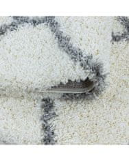 Ayyildiz Kusový koberec Salsa Shaggy 3201 cream 60x110