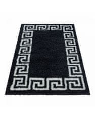 Ayyildiz AKCIA: 280x370 cm Kusový koberec Hera Shaggy 3301 antracit 280x370