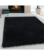 Ayyildiz Kusový koberec Sydney Shaggy 3000 black 60x110