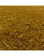 Ayyildiz Kusový koberec Sydney Shaggy 3000 gold kruh 160x160 (priemer) kruh