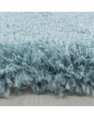 Ayyildiz Kusový koberec Fluffy Shaggy 3500 blue kruh 80x80 (priemer) kruh