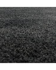 Ayyildiz Kusový koberec Fluffy Shaggy 3500 grey kruh 80x80 (priemer) kruh
