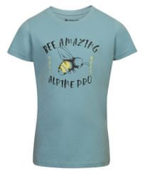 ALPINE PRO detské tričko Ekoso, 92 - 98, modrá