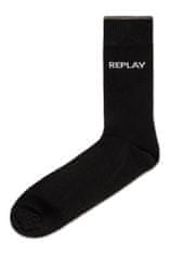 Replay Ponožky Casual Leg Logo&Camouflage 2Prs Banderole - Black/Camou Black 43/46