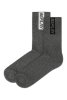 Ponožky Tennis Half Terry Leg Stripe&Logo 2Prs Banderole - D Grey Mel/D Grey Me 35-38