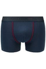 Replay Boxerky Boxer Style 6 Cuff Logo&Contrast Piping 2Pcs Box - Dark Blue/Bordeaux S