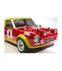 Rally legends Fiat 124 Abarth Rally 4WD 1:10, licencované, proporcionálne, lak. karoséria, RTR sada