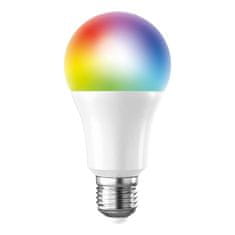 Solight LED SMART WIFI žiarovka, klasický tvar, 10W, E27, RGB, 270°, 900lm, WZ531