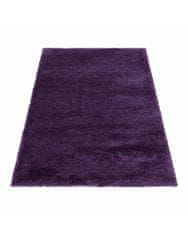 Ayyildiz AKCIA: 280x370 cm Kusový koberec Fluffy Shaggy 3500 lila 280x370