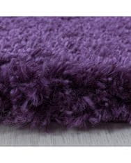 Ayyildiz Kusový koberec Fluffy Shaggy 3500 lila kruh 80x80 (priemer) kruh