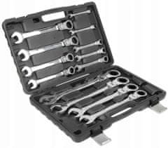 MAR-POL Sada račňových kľúčov s kĺbom, 13-dielna, 8 - 32 mm v kufríku, MAR-POL
