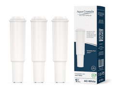 Aqua Crystalis AC-WHITE vodný filter pre kávovary JURA (Náhrada filtra Claris White) - 3 kusy