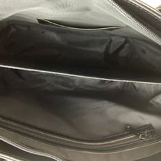 VegaLM Dámska kožená SHOPPER kabelka v čiernej farbe