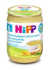 HiPP BIO Zeleninová s kuracím mäsom 6 x 190 g