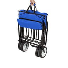 Timeless Tools Skladací vozík so strieškou, 2 farby- modrý