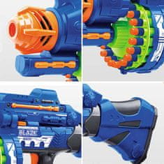 Timeless Tools Detská pištoľ so svetlom a zvukom, 2 farby, modrá