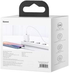 BASEUS Super SI set adaptéra USB-C 20 W a kábla USB-C do Lightning 1 m TZCCSUP-B02, biela