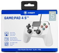 Snakebyte Game:Pad 4 S (grey) PS4, PS3