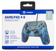 Game:Pad 4 S (camo blue) PS4, PS3