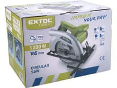Extol Craft Píla kotúčová, príkon 1200W, priemer kotúča/otvoru 185/20mm, 24z, laser