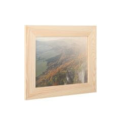 Čisté dřevo Drevený fotorámik na stenu 31 x 25 cm