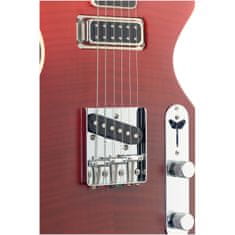 Stagg SVY CSTDLX FRED, elektrická gitara, červená