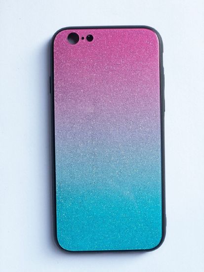 Oem Glass case SHINNING pre Samsung Galaxy A6 (2018) A600 - modro/ružový