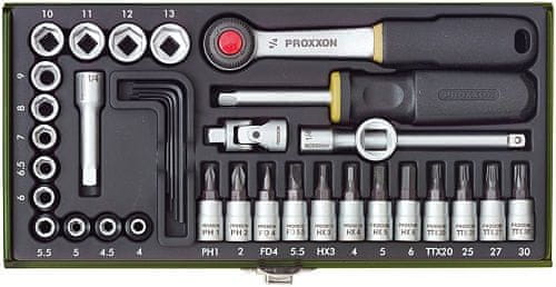 PROXXON Sada 1/4" nástrčných klúčov, 36 - dielna