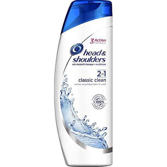 Head & Shoulders Šampón a kondicionér proti lupinám 2 v 1 Classic Clean (Anti-Dandruff Shampoo & Conditioner)