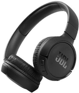 moderné bezdrôtové Bluetooth 5.0 slúchadlá JBL tune 510bt podpora hlasových asistentov výdrž na nabitie 40 h rýchlonabíjacia funkcia handsfree mikrofón tlačidlá pre ovládanie na mušliach sklápací dizajn