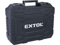 Extol Premium Vŕtačka akumulátorová s príklepom Share 20V, 2x 2Ah Li-ion, 1,6 A nabíjačka, 40Nm, kufor