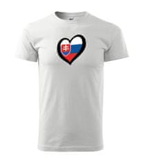 MSP Pánske tričko s moto motívom 227 Slovensko v srdci