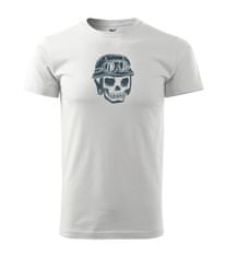MSP Pánske tričko s moto motívom 69 lebka