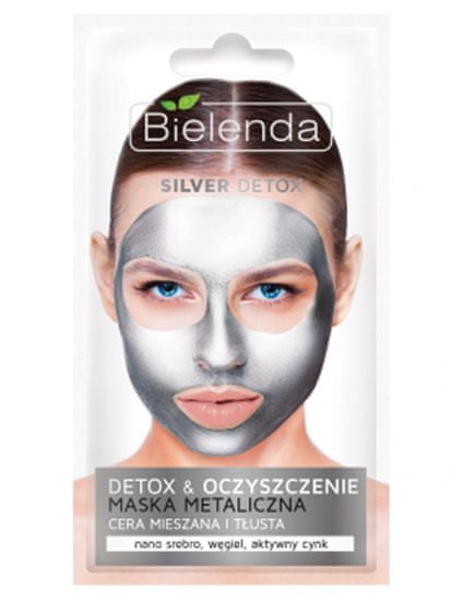 Bielenda SILVER DETOX detoxikačná pleťová maska 8g