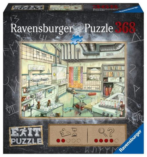 Ravensburger Exit Puzzle: Laboratórium 368 dielikov
