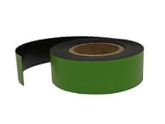 SOLLAU Magnetický pásik zelený, šírka 20 mm, dĺžka 15 m