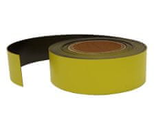 SOLLAU Magnetický pásik žltý, šírka 20 mm, dĺžka 15 m