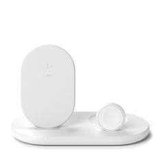 Belkin 3v1 Bezdrôtové nabíjanie pre iPhone/Apple Watch/AirPods WIZ001vfWH, biela