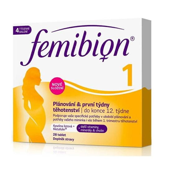 Femibion Plánovanie a prvé týždne tehotenstva 28 tabliet