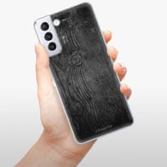 iSaprio Silikónové puzdro - Black Wood 13 pre Samsung Galaxy S21+