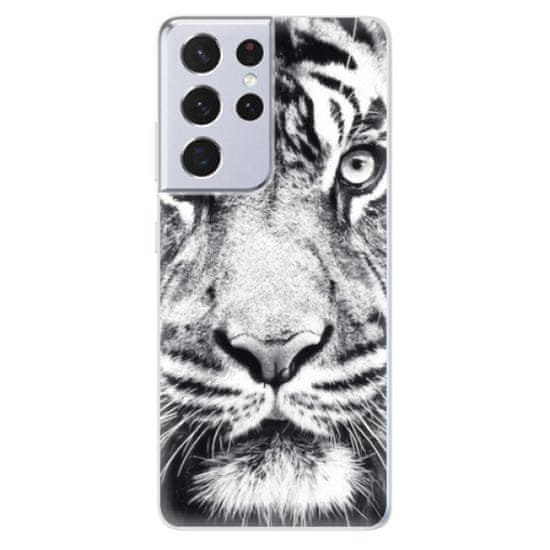 iSaprio Silikónové puzdro - Tiger Face pre Samsung Galaxy S21 Ultra