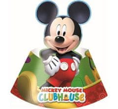Párty klobúčiky myšiak MICKEY MOUSE - 6 ks