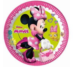 Párty papierové taniere myška Minnie - Happy Helpers - 23 cm - 8 ks