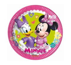 Párty papierové taniere myška Minnie - Happy Helpers - 20 cm - 8 ks