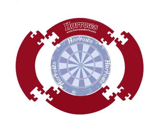 Harrows Surround 4 Piece Dartboard - kruh okolo terča - Red