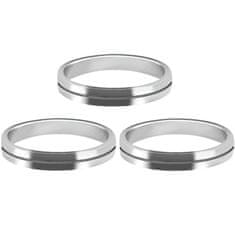 Mission S-Lock Rings - krúžky na násadky - 3 ks - silver