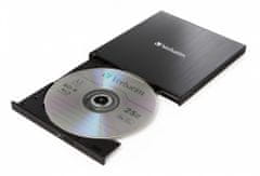 VERBATIM Slimline Ultra HD 4K, čierna